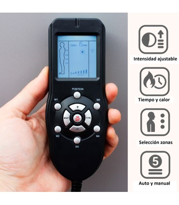 Viscoelastic Mattress and Carbon Massage Gel UNIC Massager - ECO DE