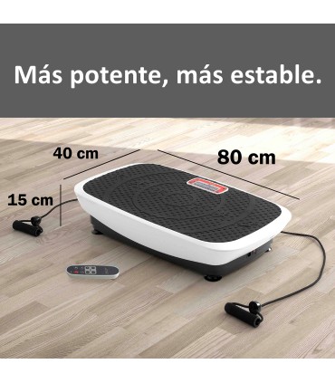 ECODE® 80cm Muscle Vibration Platform with 2 Motors for Home Exercises - Tones, Burns Fat and Slims with Automatic Programs - 150kg Capacity