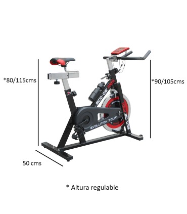 Sale Evolution Tour Spinning Bike with Heart Rate Monitor - ECO DE