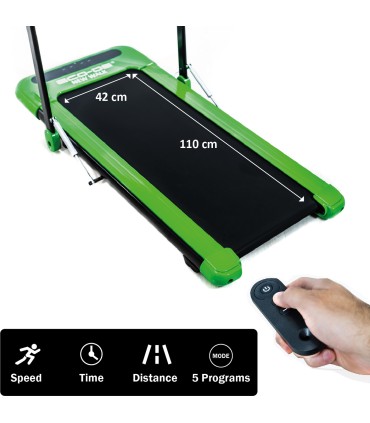 ECODE® Treadmill New Walk 1HP with Remote Control, LCD Control Panel, Auto Stop System