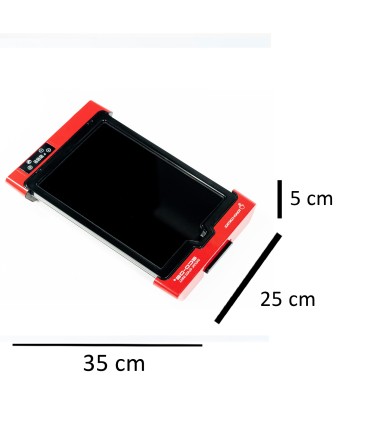 ECODE® Plaque de cuisson électrique numérique avec thermostat réglable et surface de cuisson en verre German Touch
