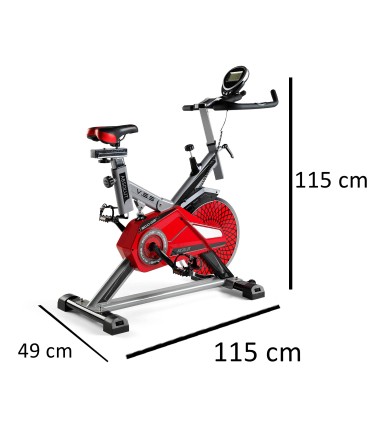 Bicicleta Spinning Absolut Regulable con Pulsómetro