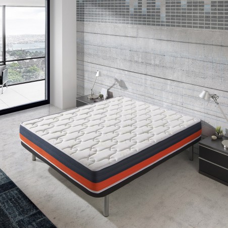 Materasso viscoelastico Baicent Fleur Lavande 20cm 90x190 - ECO DE