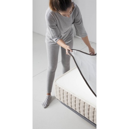 ECODE® Viscoelastic Mattress Alpes, With Removable And Washable Cover WITH MASSAGE