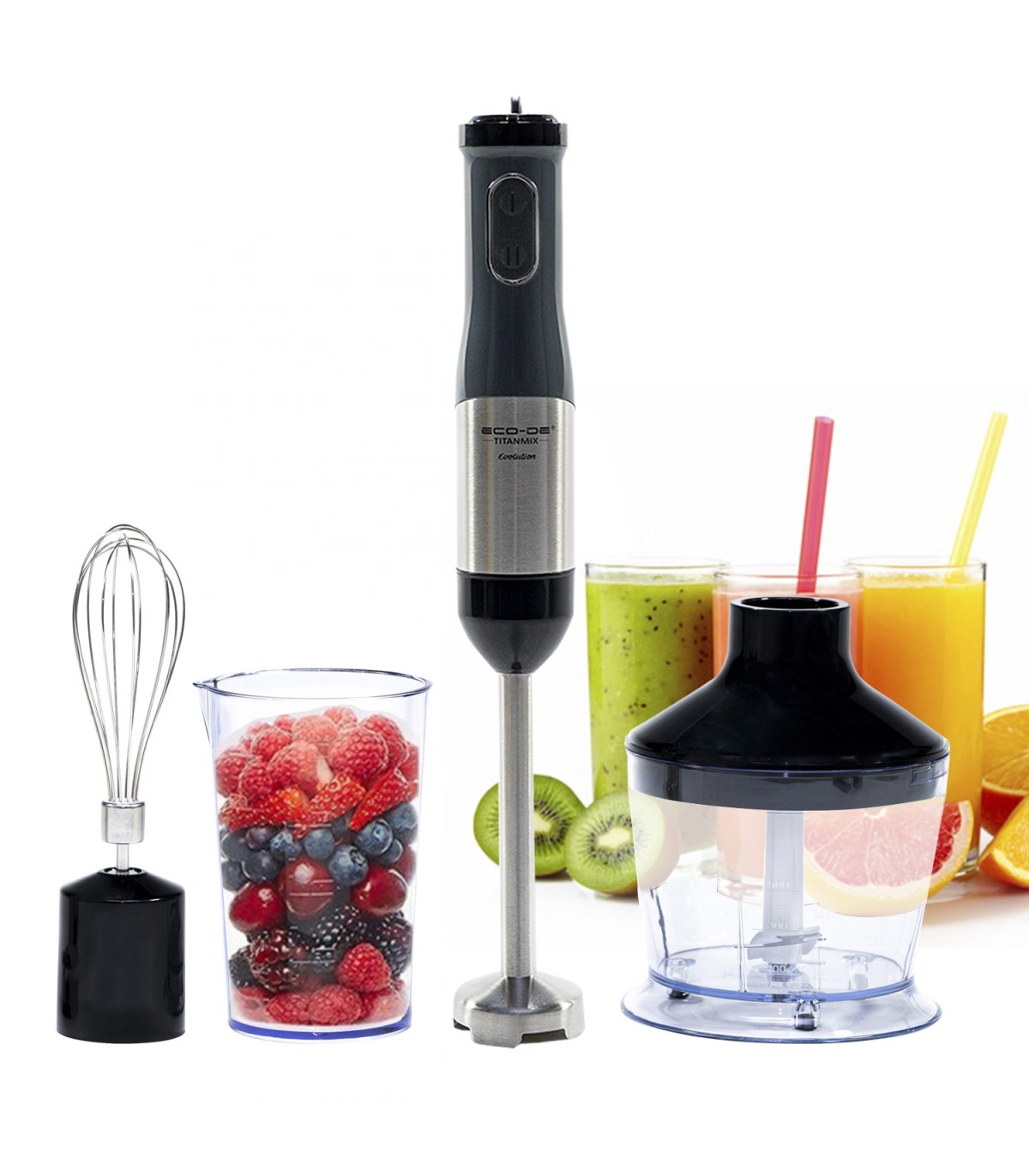 Frullatore A Immersione ARDES - Minipimer 15000 Giri, 4 Lame Inox, Gambo Removibile, Made In Italy - Foto 5