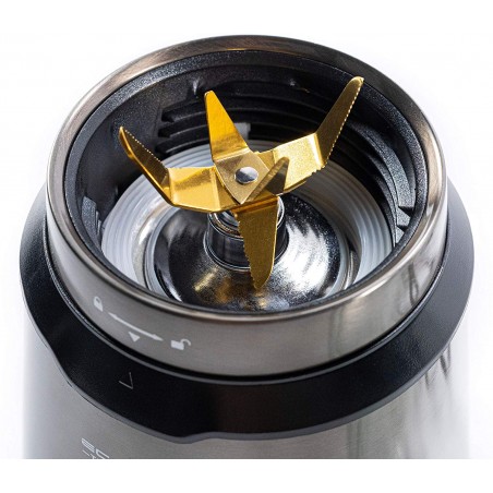 ECODE® Blender Titanblade Evolution, Pichet Thermosecur 1890 ml, 6 Lames Titanium, Tasse a  mesurer 40 ml