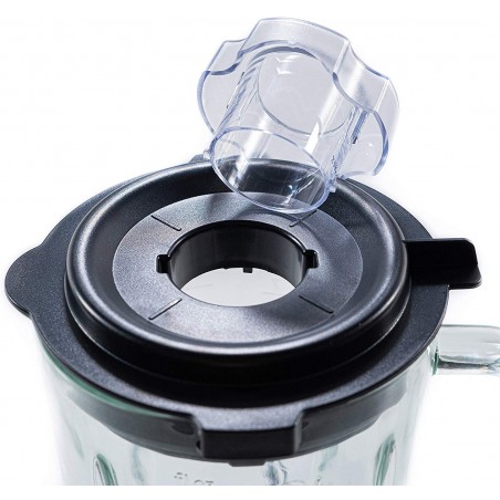 ECODE® Blender Titanblade Evolution, Pichet Thermosecur 1890 ml, 6 Lames Titanium, Tasse a  mesurer 40 ml