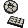 ECODE® Set de 2 filtros HEPA Recambios para Aspirador Absolut Multi-Cyclone ECO-370 Filtro Circular + Filtro Rectangular