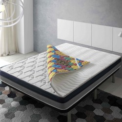 ECODE® Topper Viscoelástico Renueva colchón Tourmalina 4D 160x200 - Disponible en Todas Las Medidas