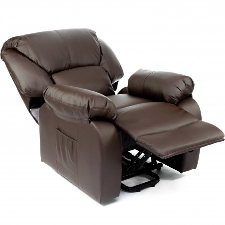 Acheter Fauteuil de Massage Monaco avec Vibromoteur Marron - ECO DE